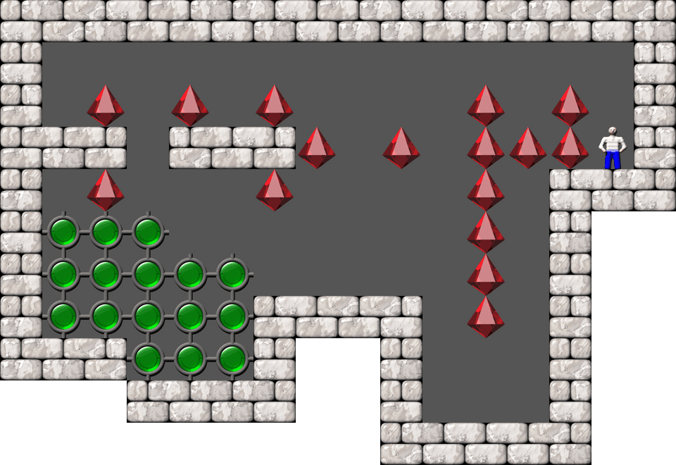 Sokoban Bugs collection 3 level 96